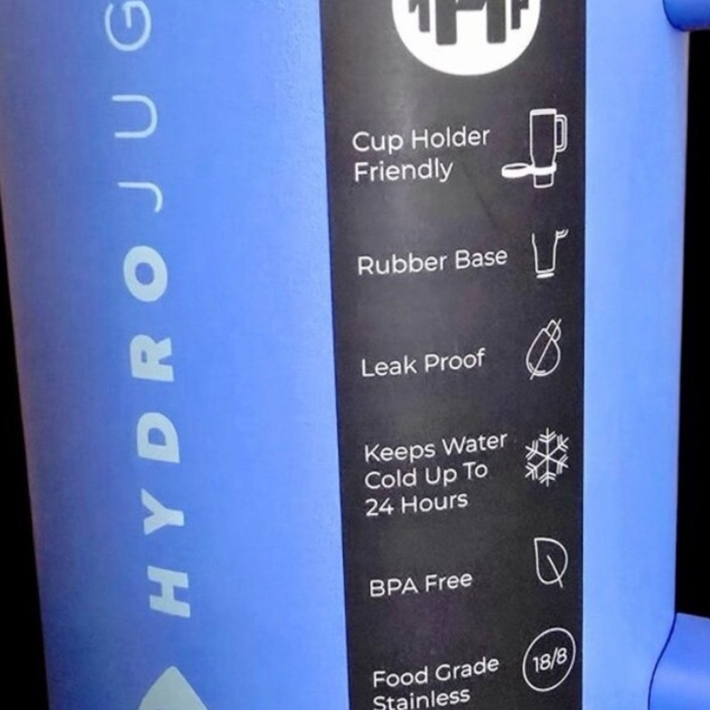 Poshmark Blue HydroH2o Bottle No Box NWT Final Sale - Picture 4 of 9